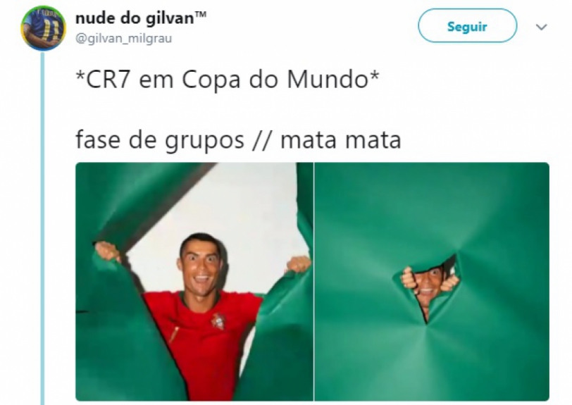 Humor na Copa: Cristiano Ronaldo e Portugal sofrem com zoações após eliminação