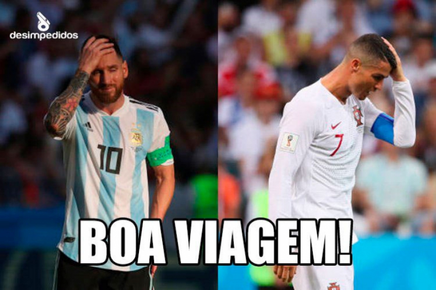 Humor na Copa: Cristiano Ronaldo e Portugal sofrem com zoações após eliminação