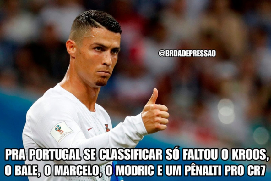 Humor na Copa: Cristiano Ronaldo e Portugal sofrem com zoações após eliminação
