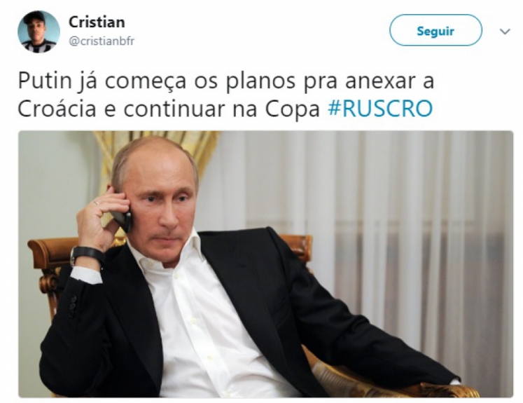 Humor na Copa: os memes de Croácia e Rússia