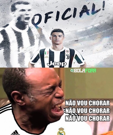 Saída de CR7 do Real Madrid rende brincadeiras nas redes