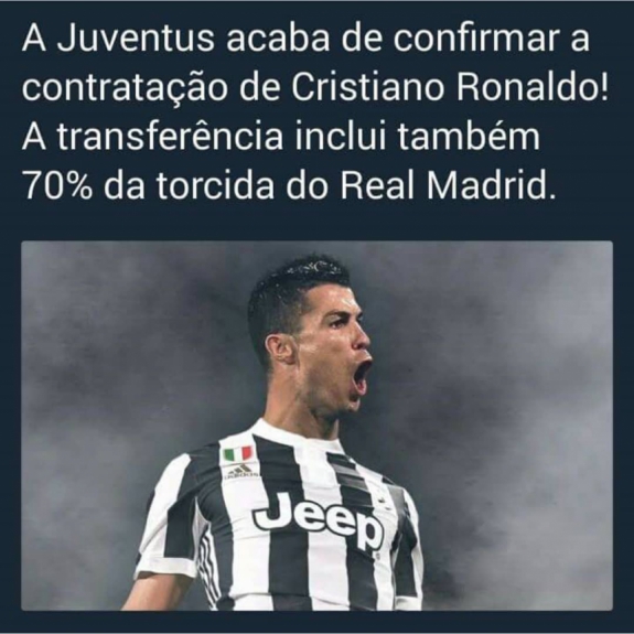 Saída de CR7 do Real Madrid rende brincadeiras nas redes