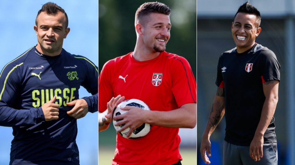Montagem Shaqiri, Savic e Cueva
