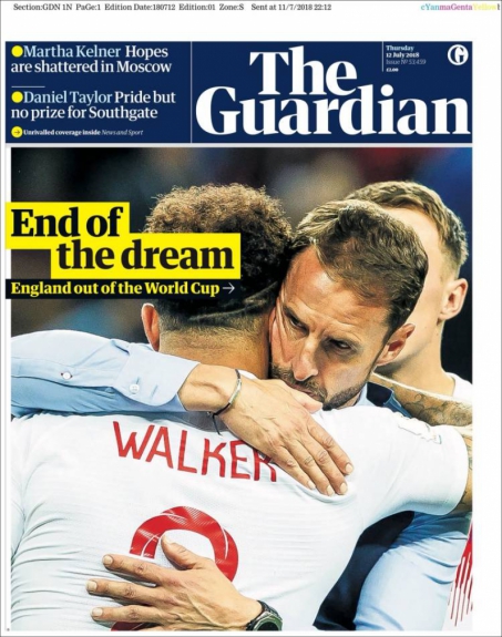 Capa The Guardian - 12/07/2018