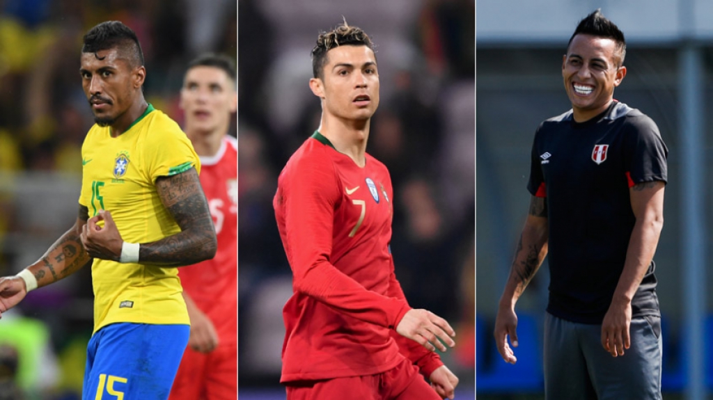 Montagem cr7 paulinho e cueva