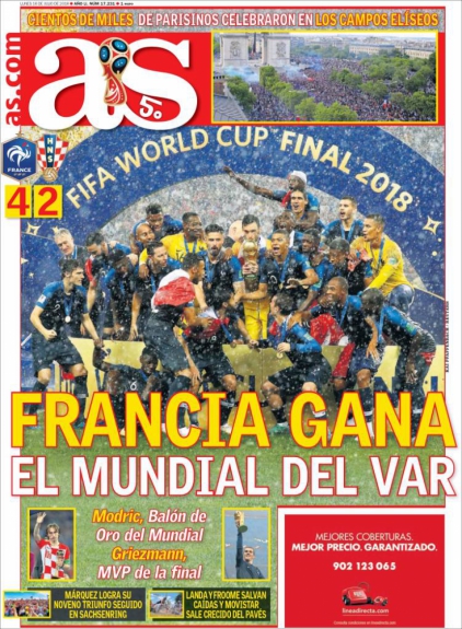 Capa AS - 16/07/2018
