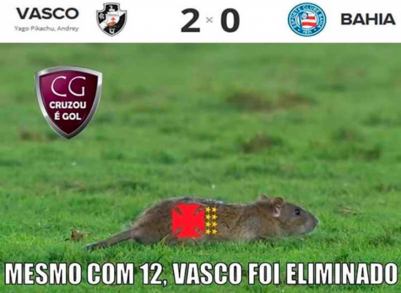 Internet não perdoa invasão de rato durante Vasco x Bahia