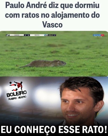 Internet não perdoa invasão de rato durante Vasco x Bahia