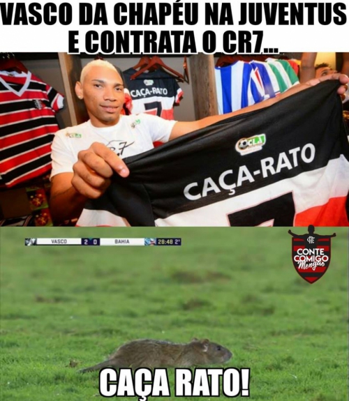 Internet não perdoa invasão de rato durante Vasco x Bahia