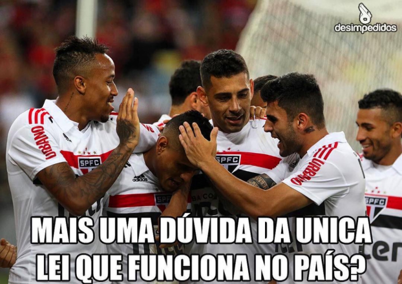 Os melhores memes de Flamengo 0 x 1 São Paulo
