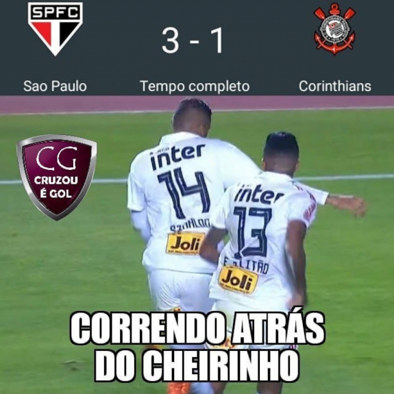 Os melhores memes de São Paulo 3 x 1 Corinthians