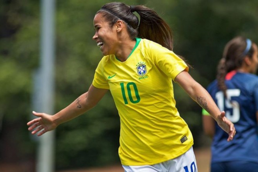 Victória - meia do Minas Icesp e da Seleção Brasileira Sub-20