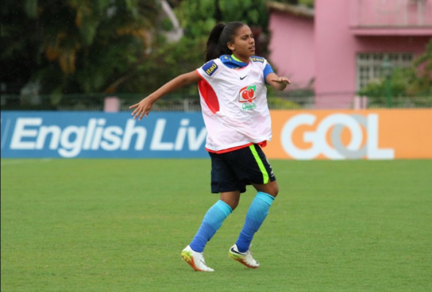 Katrine - meia do Osasco Audax e da Seleção Brasileira Sub-20