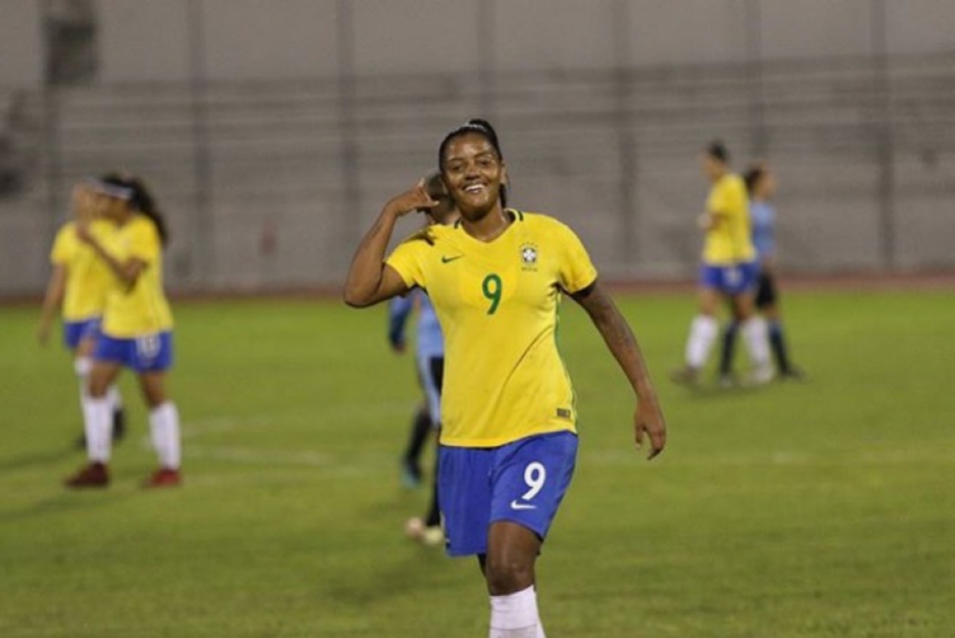Geyse - atacante do Benfica (Portugal)e da Seleção Brasileira Sub-20