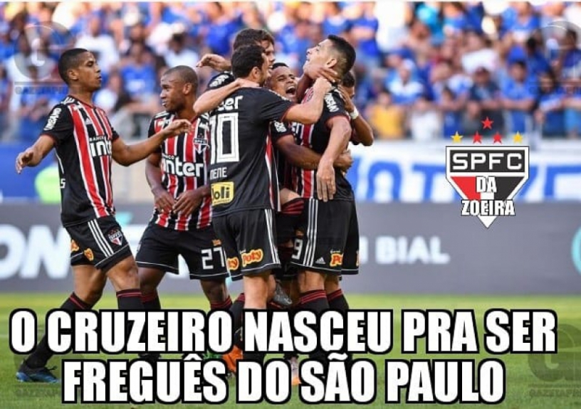 Os melhores memes de Cruzeiro 0 - 2 São Paulo