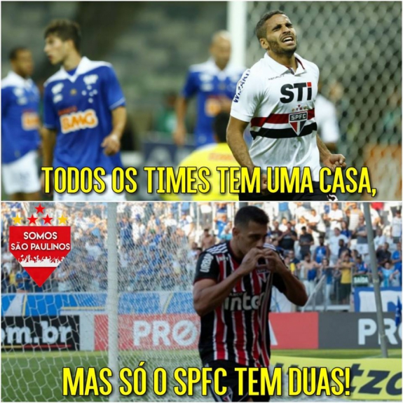 Os melhores memes de Cruzeiro 0 - 2 São Paulo