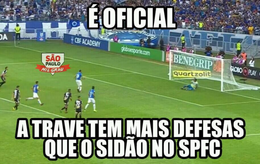 Os melhores memes de Cruzeiro 0 - 2 São Paulo