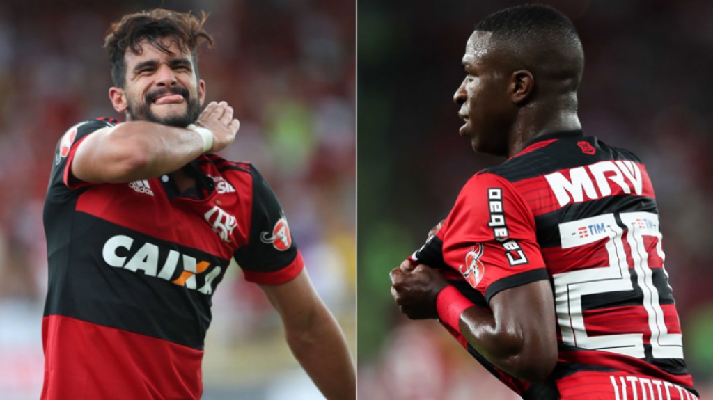 Montagem Henrique Dourado e Vinicius Jr