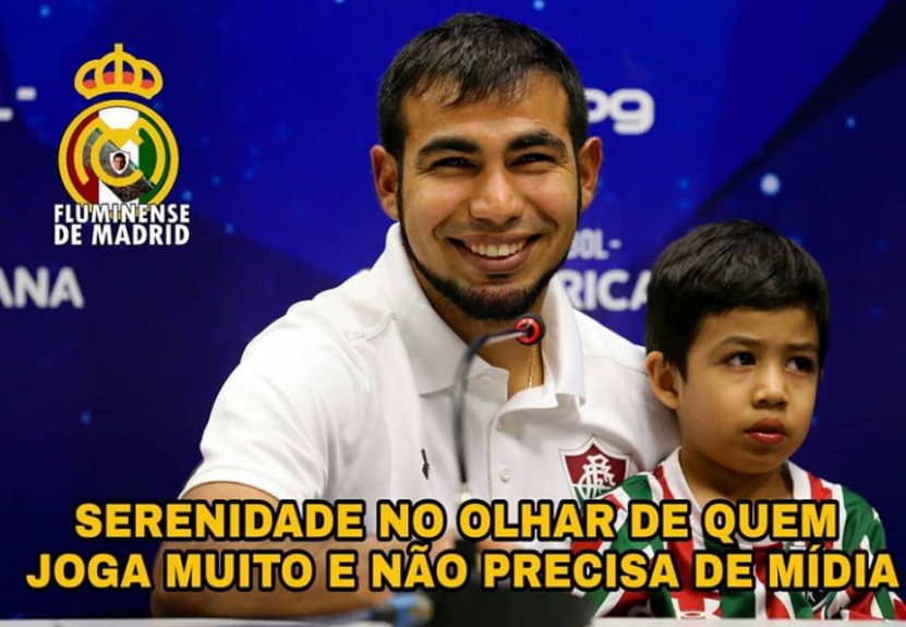 Pintura do camisa 10 do Fluminense ganhou memes nas redes