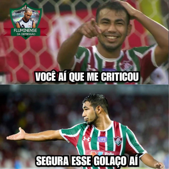 Pintura do camisa 10 do Fluminense ganhou memes nas redes