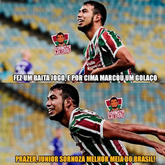 Pintura do camisa 10 do Fluminense ganhou memes nas redes