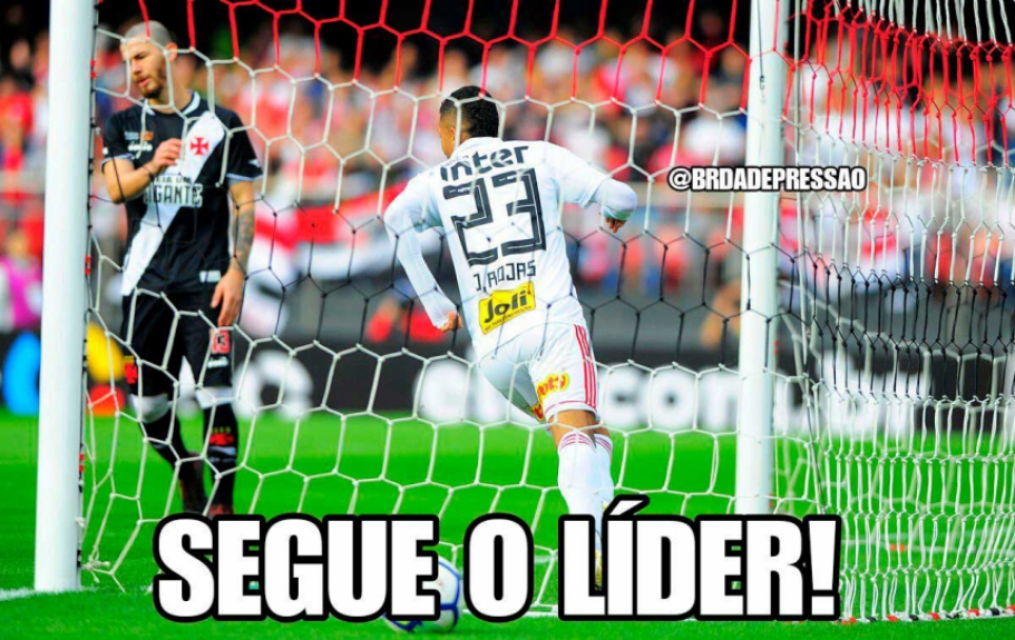 Internautas fazem piadas com troca da liderança do Brasileirão