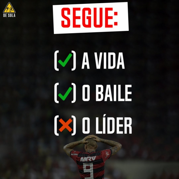 Internautas fazem piadas com troca da liderança do Brasileirão