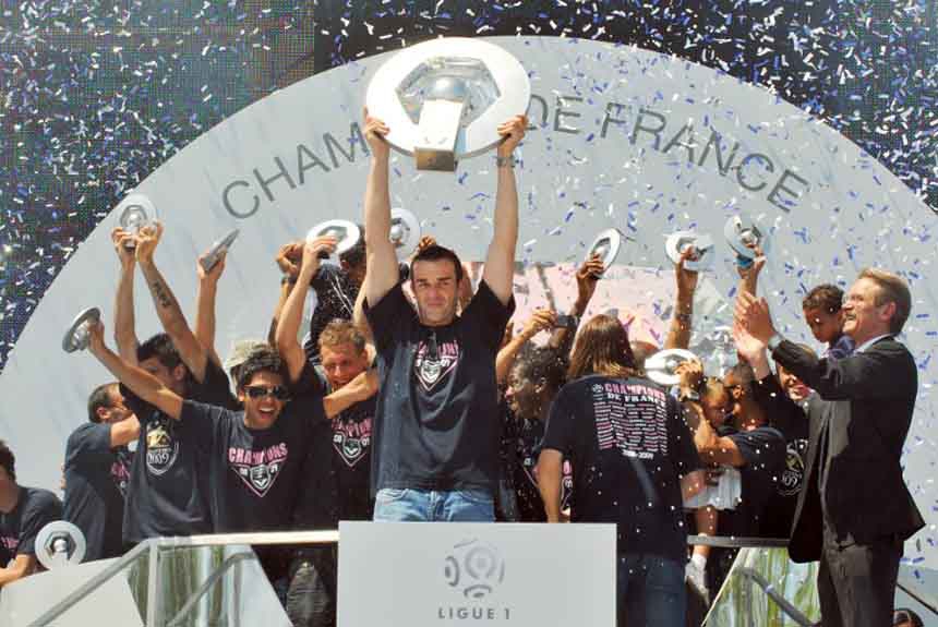 O Bordeaux faturou o seu sexto título do Campeonato Francês durante a temporada 2008/2009
