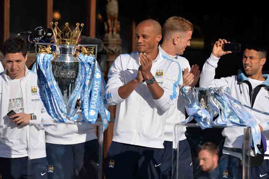 Os Citzens deram o troco no rival da cidade e conquistaram a Premier League da temporada 2013/2014