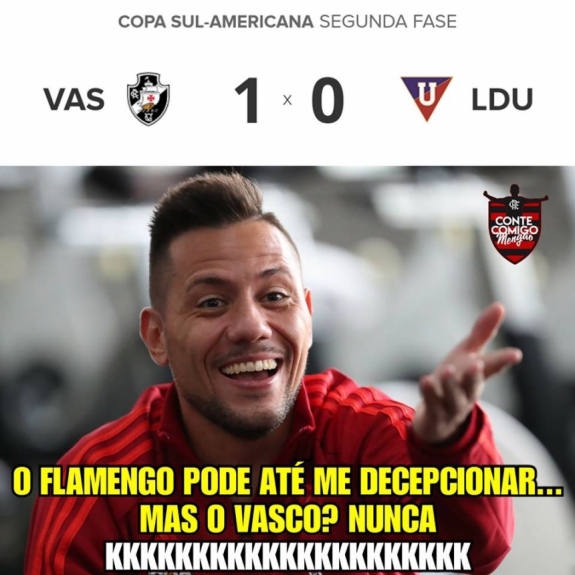 Os memes da eliminação do Vasco na Copa Sul-Americana