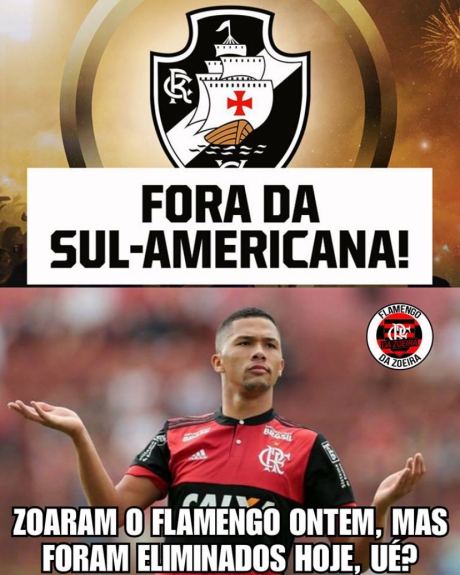 Os memes da eliminação do Vasco na Copa Sul-Americana