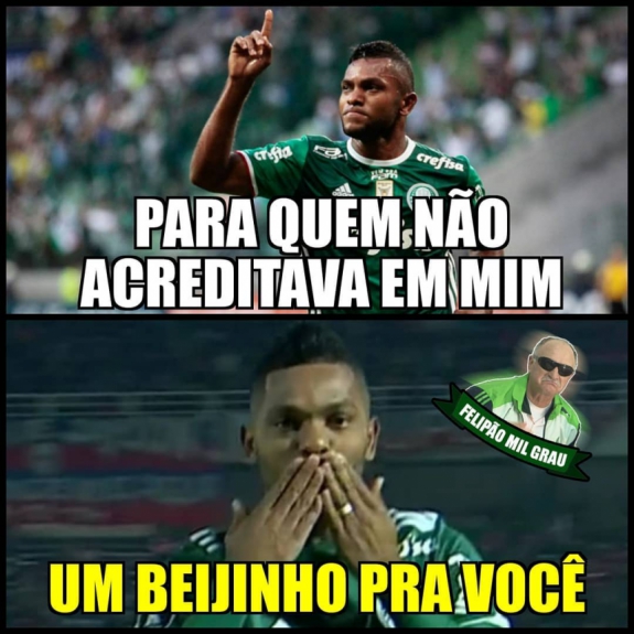 Os memes da vitória do Palmeiras sobre o Cerro Porteño pela Libertadores