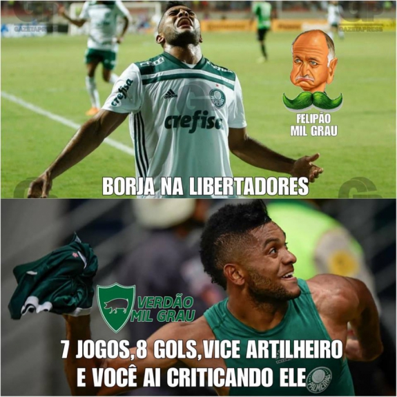 Os memes da vitória do Palmeiras sobre o Cerro Porteño pela Libertadores