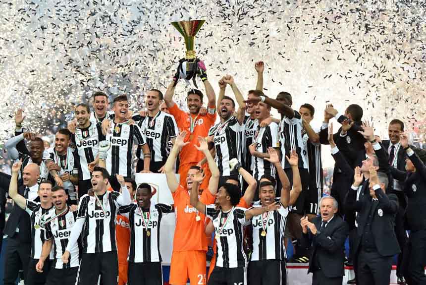 O pentacampeonato italiano da Velha Senhora foi alcançado durante a temporada 2015/2016