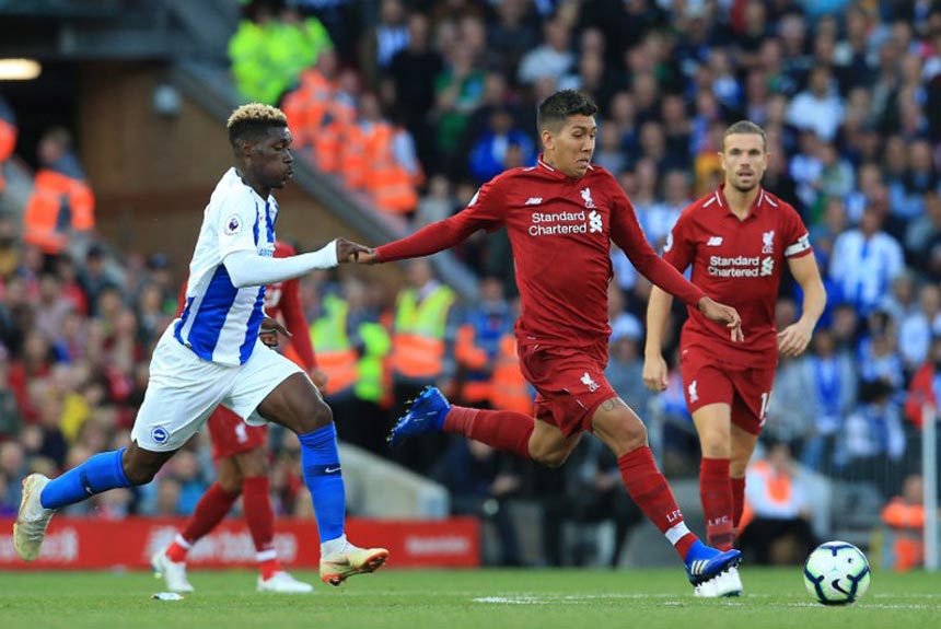 Firmino - Liverpool x Brighton