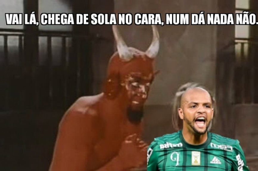 Memes brincam com expulsÃ£o de Felipe Melo e classificaÃ§Ã£o do Palmeiras na Libertadores