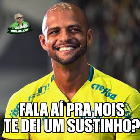 Memes brincam com expulsÃ£o de Felipe Melo e classificaÃ§Ã£o do Palmeiras na Libertadores