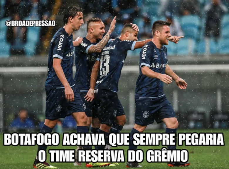Os melhores memes de Grêmio 4 x 0 Botafogo