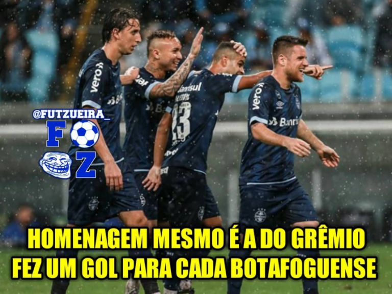 Os melhores memes de Grêmio 4 x 0 Botafogo