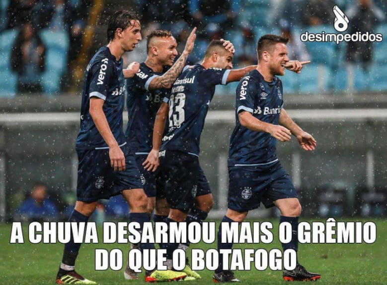 Os melhores memes de Grêmio 4 x 0 Botafogo