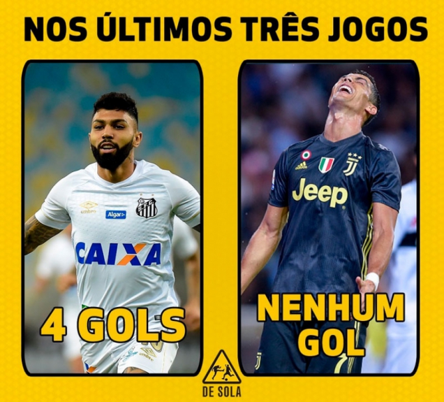 CR7 é alvo de memes após passar em branco mais uma partida