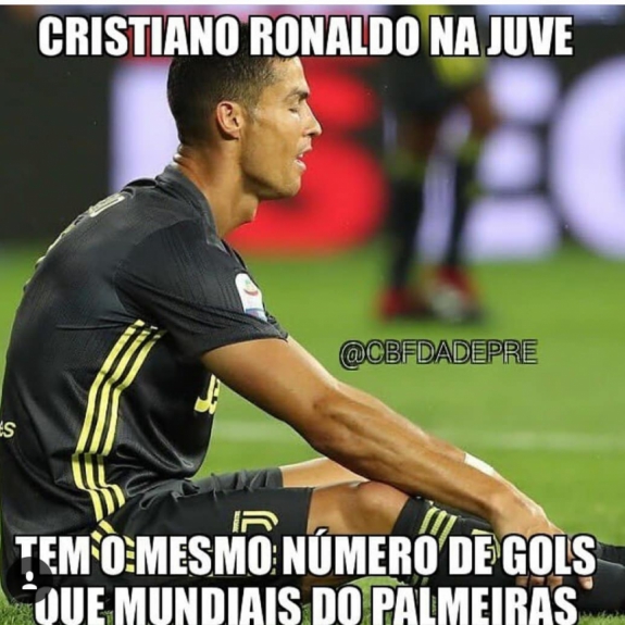 CR7 é alvo de memes após passar em branco mais uma partida