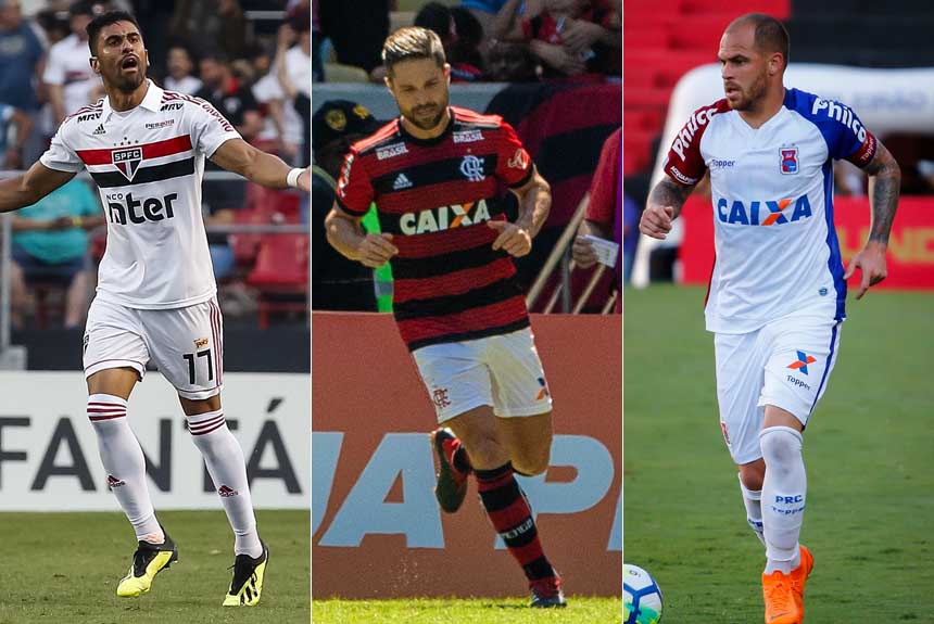 Montagem - São Paulo, Flamengo e Paraná