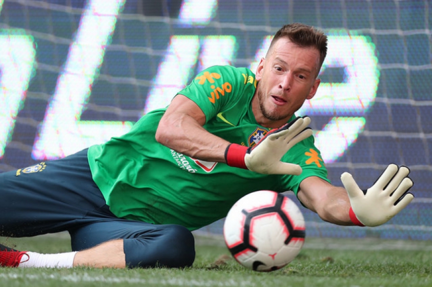 Treino da Seleção Brasileira - Neto