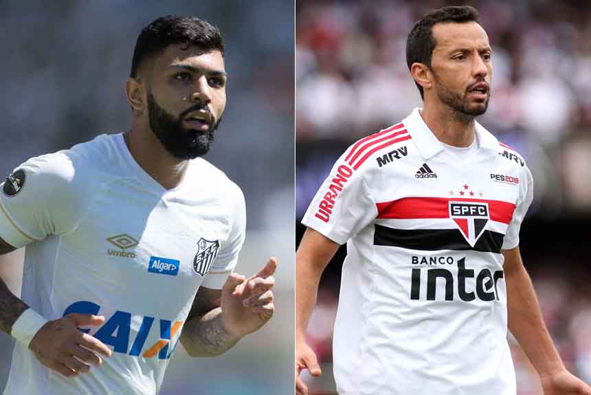 Santos (Gabigol) x São Paulo (Nenê)