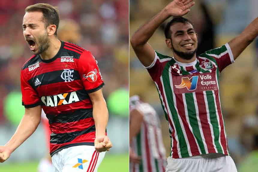 Flamengo (Éverton Ribeiro) x Fluminense (Sornoza)