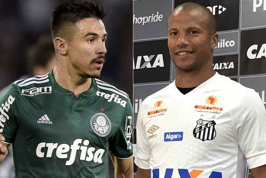 Palmeiras (Willian) x Santos (Carlos Sanchez)