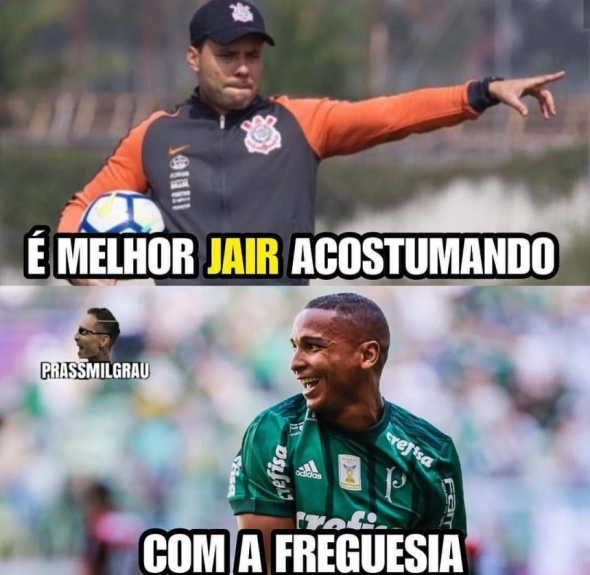 Os melhores memes da vitória do Palmeiras diante do Corinthians
