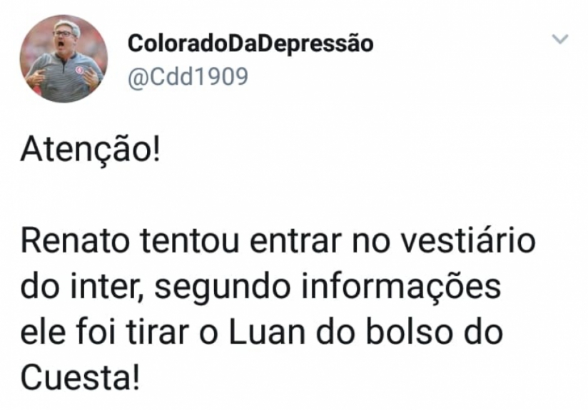 Os melhores memes da vitória do Inter no GreNal
