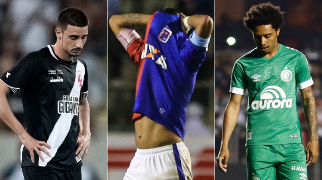 Montagem Vasco Paraná e Chapecoense